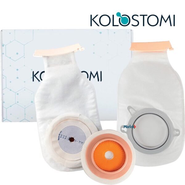 Equipo de 4 Bolsas para colostomía o ileostomía Kolostomi